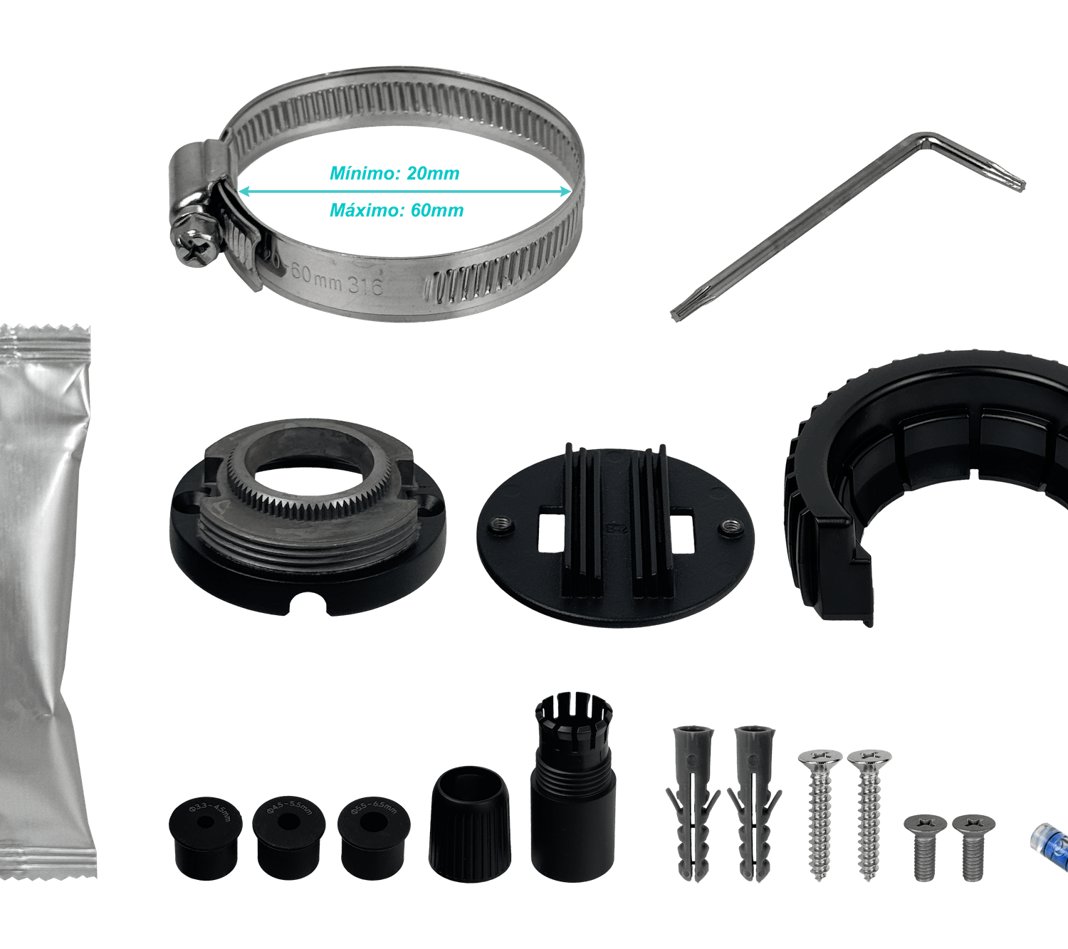 Camara Bala Ubiquiti UVC-AI-LPR negra 8MP IR15m 3x IP66 microfono PoE+ vigilancia inteligente 4