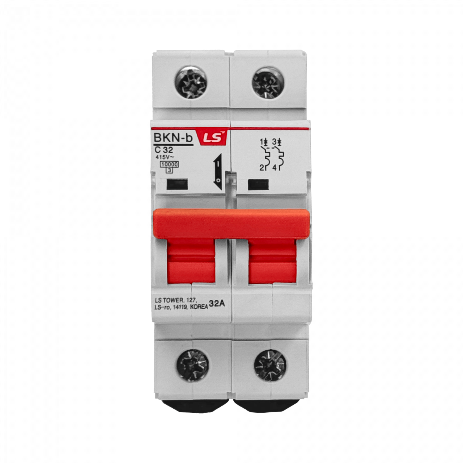 LS 2x32A 6kA 230/400V Interruptor Automatico Bipolar 2x32A Curva C32 3