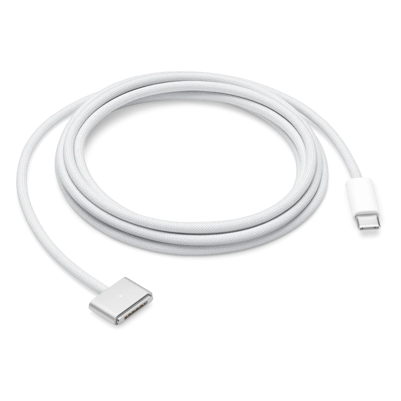 Cable Apple USB-C a MagSafe 3 (MLYV3AM/A), 2 Metros, Color plata  3