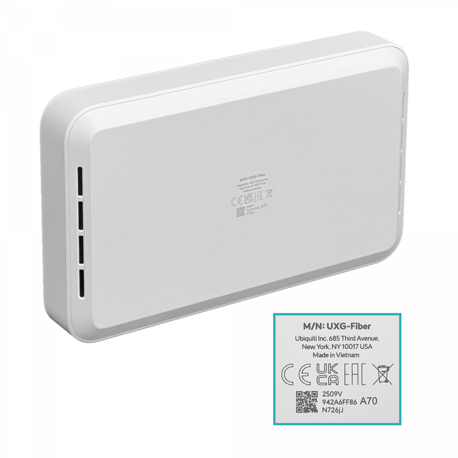 Gateway Ubiquiti UniFi UXG-Fiber IDS IPS 2x SFP+ USB-C SD-WAN para redes empresariales 2
