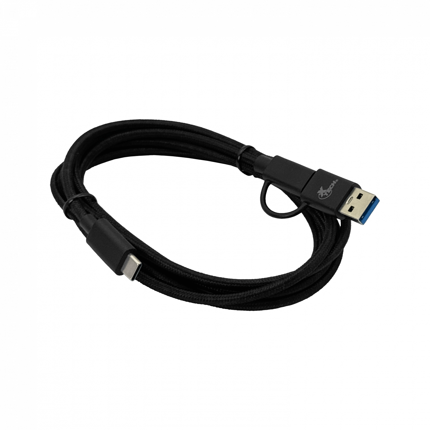 XTECH 2-IN-1 USB-C a USB-CM/AM Cable 182cm USB2.0 XTC-532 1