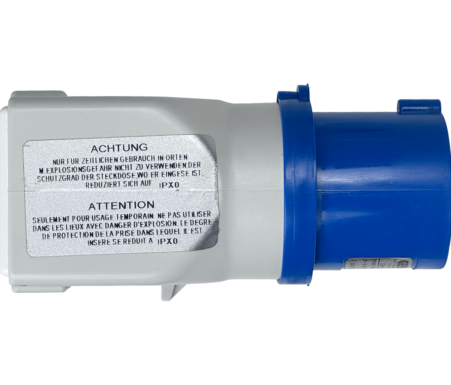 GEWISS industrial 1-Macho 16A 2-Enchufe-H 10A/16A 2P+T IP44 250V 1