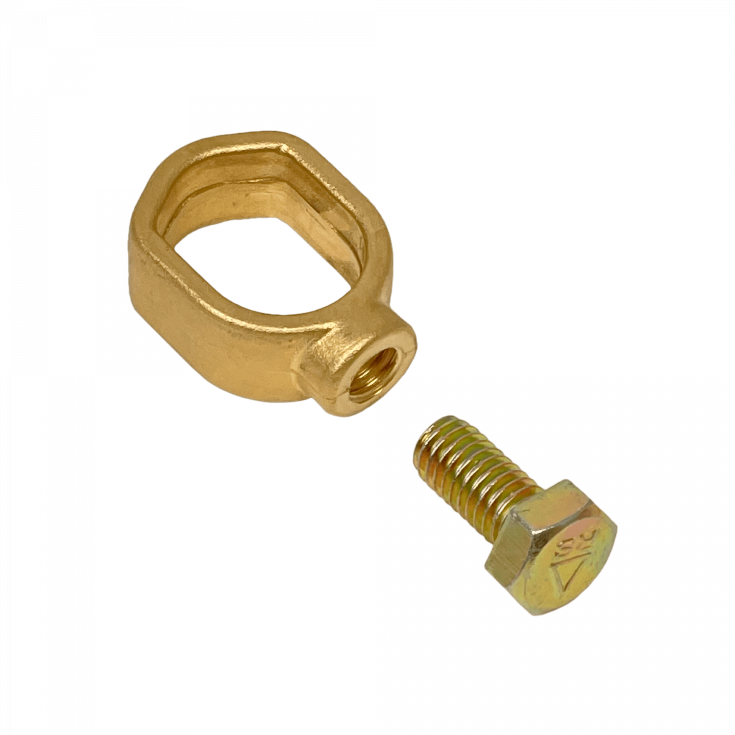 Conector Bronce Para Barra Toma Tierra de 3/4 5/8 1/2 1