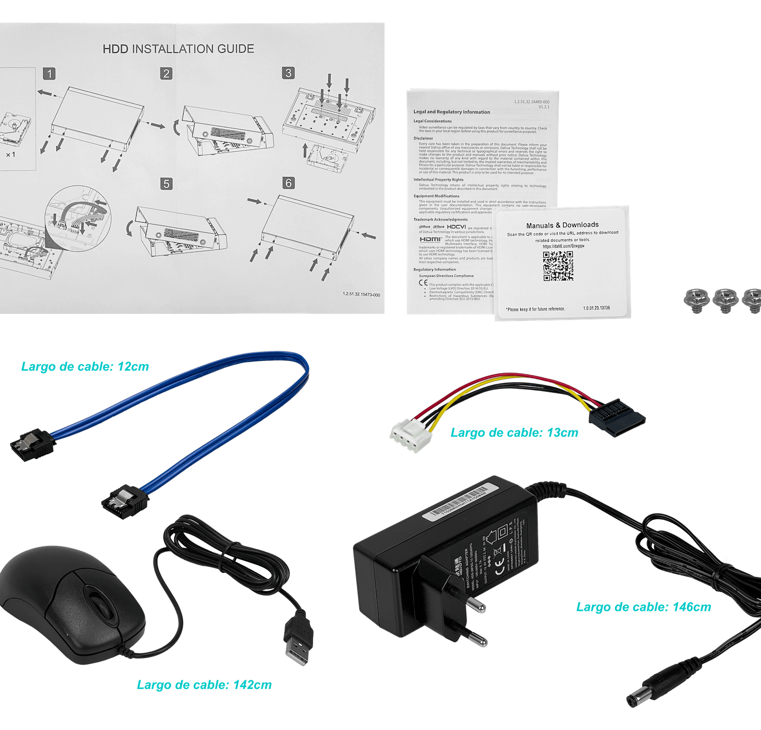 Videograbador Dahua XVR5116HS-I3 16CH 5MP HDCVI/IP, HDMI/VGA, 1xSATA 16TB, WizSense 1