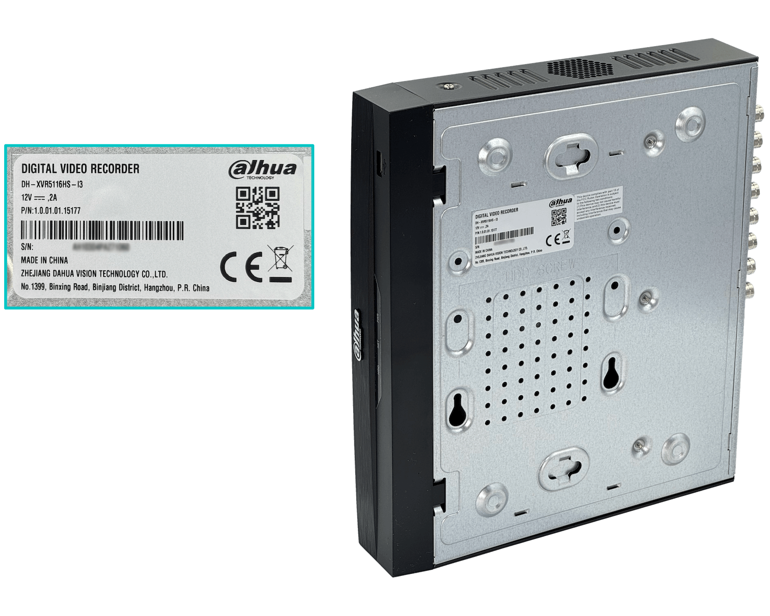 Videograbador Dahua XVR5116HS-I3 16CH 5MP HDCVI/IP, HDMI/VGA, 1xSATA 16TB, WizSense 7