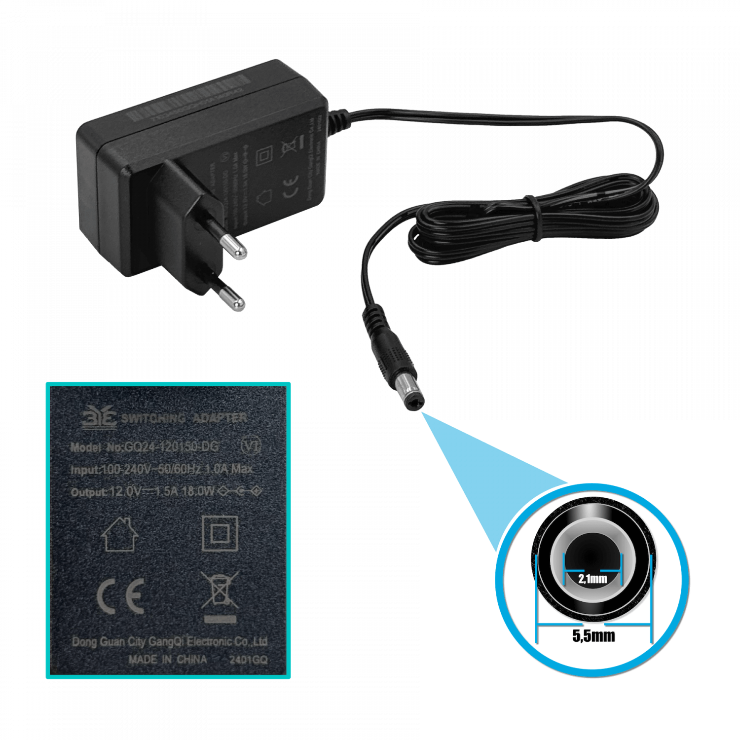 Grabador híbrido 4 canales IP Dahua XVR-IP 5104-IP / AHD 5 MP 3