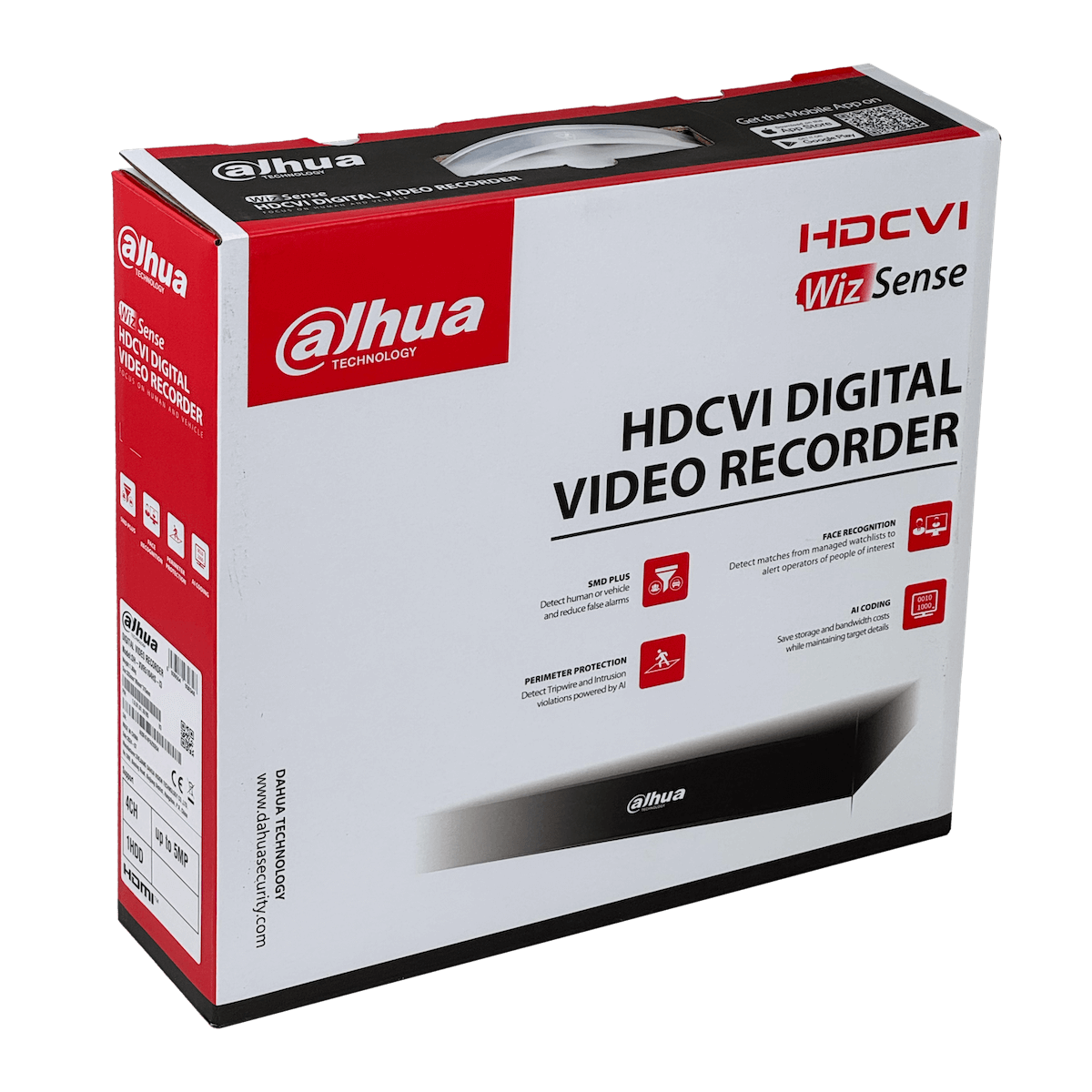 Grabador híbrido 4 canales IP Dahua XVR-IP 5104-IP / AHD 5 MP 4