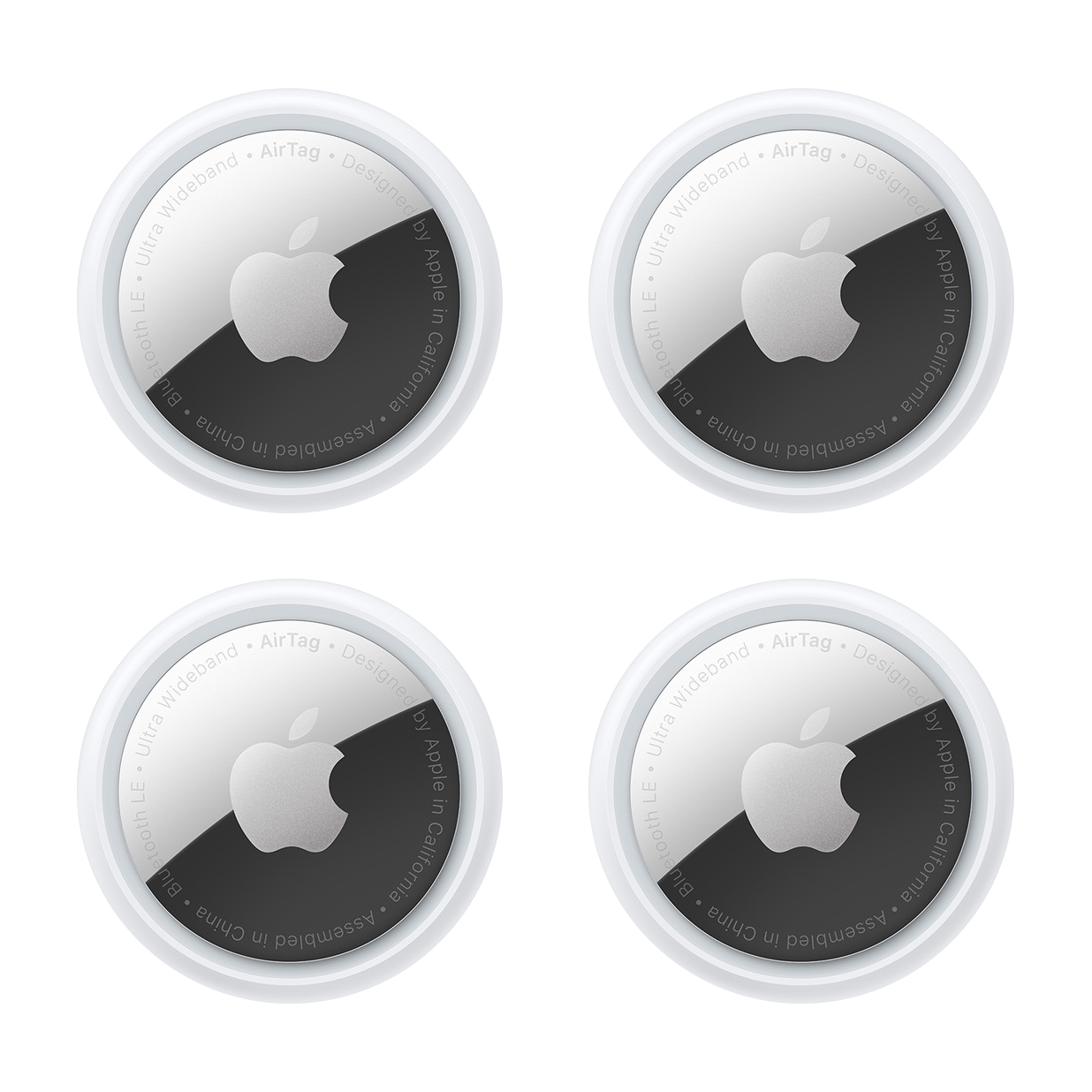 Apple AirTag 4 Unidades MX542AM/A Rastreo Preciso Bluetooth NFC IP67 con Batería CR2032 4