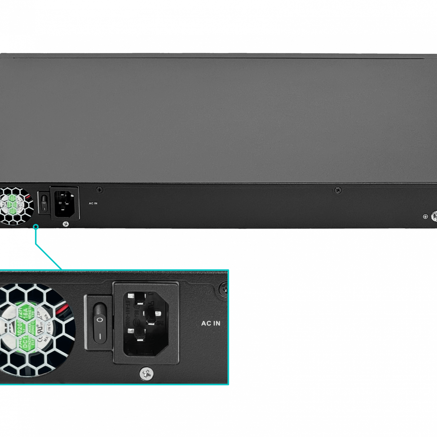 Switch Administrable Dahua S4220-16GT-190 20 Puertos Gigabit, 16 PoE, 2 SFP, 190W, L2, Rack 5