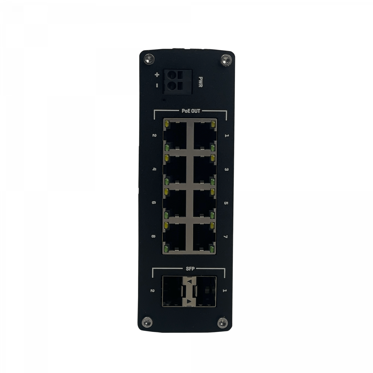 Switch PoE+ Industrial Teltonika TSW200, 8 Puertos Gigabit, 2 SFP, 240W, Carcasa Metálica 4