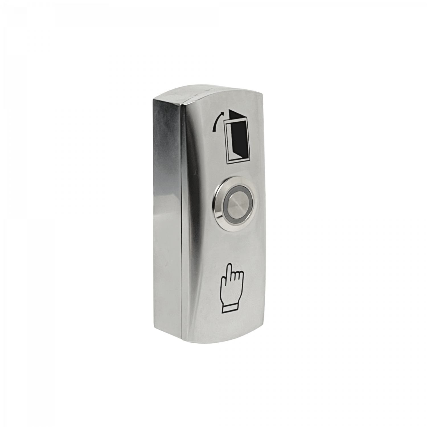 Boton pulsador sobreponer ZKTeco EX-803L metalico LED NO/COM IP20 500000 ciclos 3