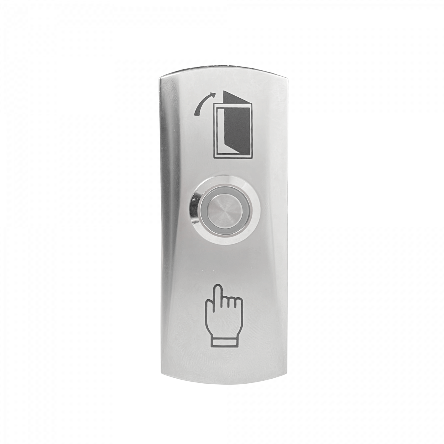 Boton pulsador sobreponer ZKTeco EX-803L metalico LED NO/COM IP20 500000 ciclos 4