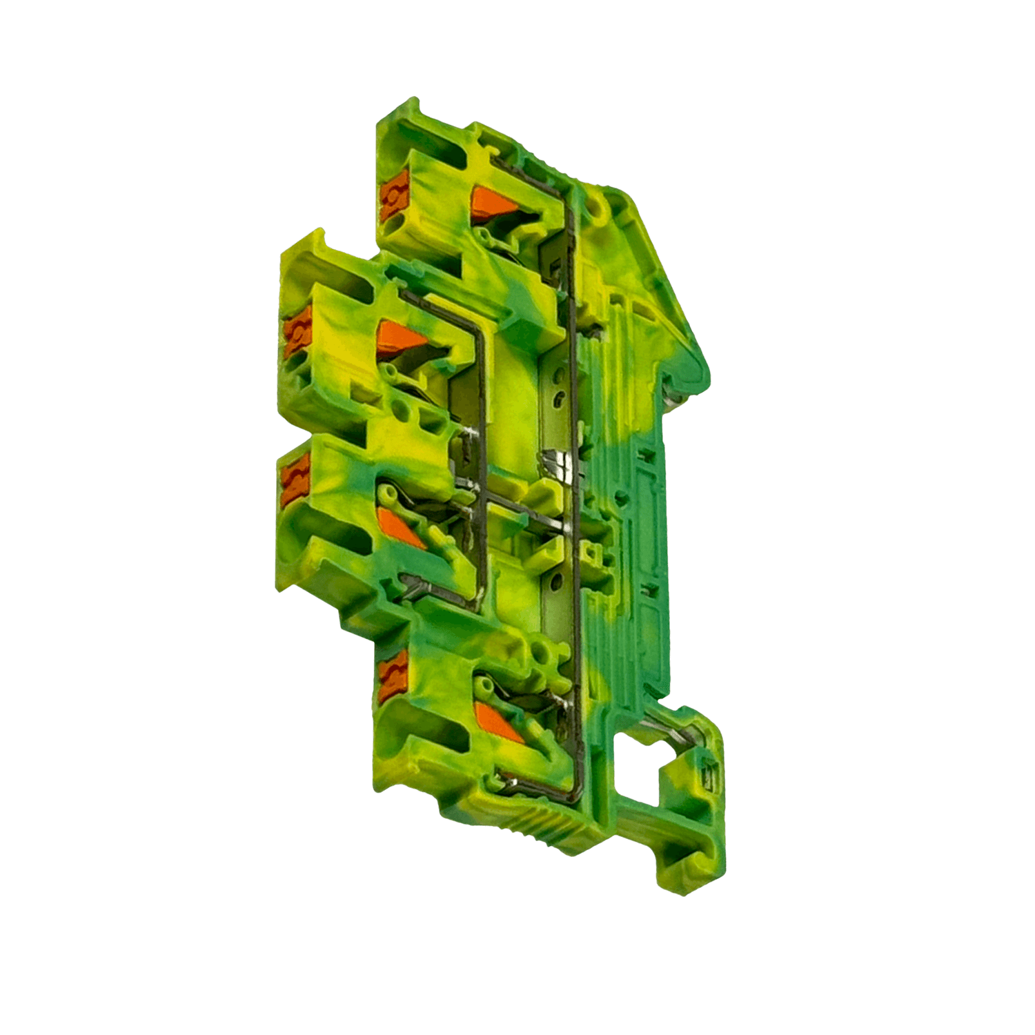 PHOENIX Borne Conexion-4 PT Riel-Din 0,2-2,5mm2 AWG28-14 Verde 5