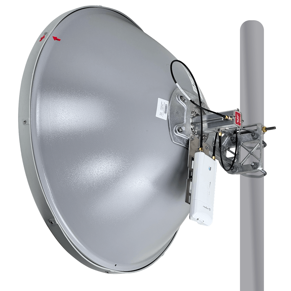Antena ALGCOM UH-30 30dBi 4900-6425GHz 45 grados 2x2 2-RPSMA-Hembra 2