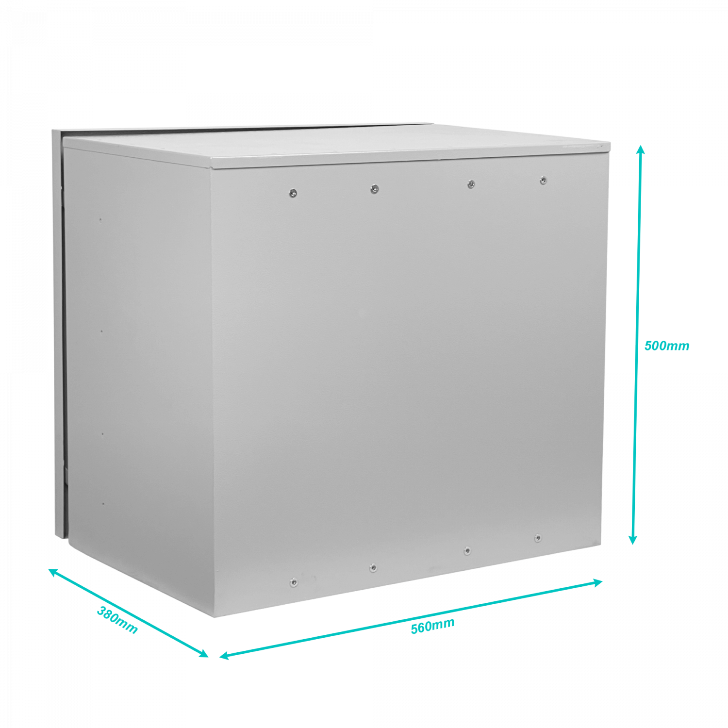 Rack Exterior ALGCOM RK10-3PE 10U 509x340mm IP54 Poste Piso Galvanizado 4