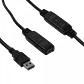 Cable USB3.0 10mt A-M A-H AM-AH Extension Activa Repetidora - Miniatura 3