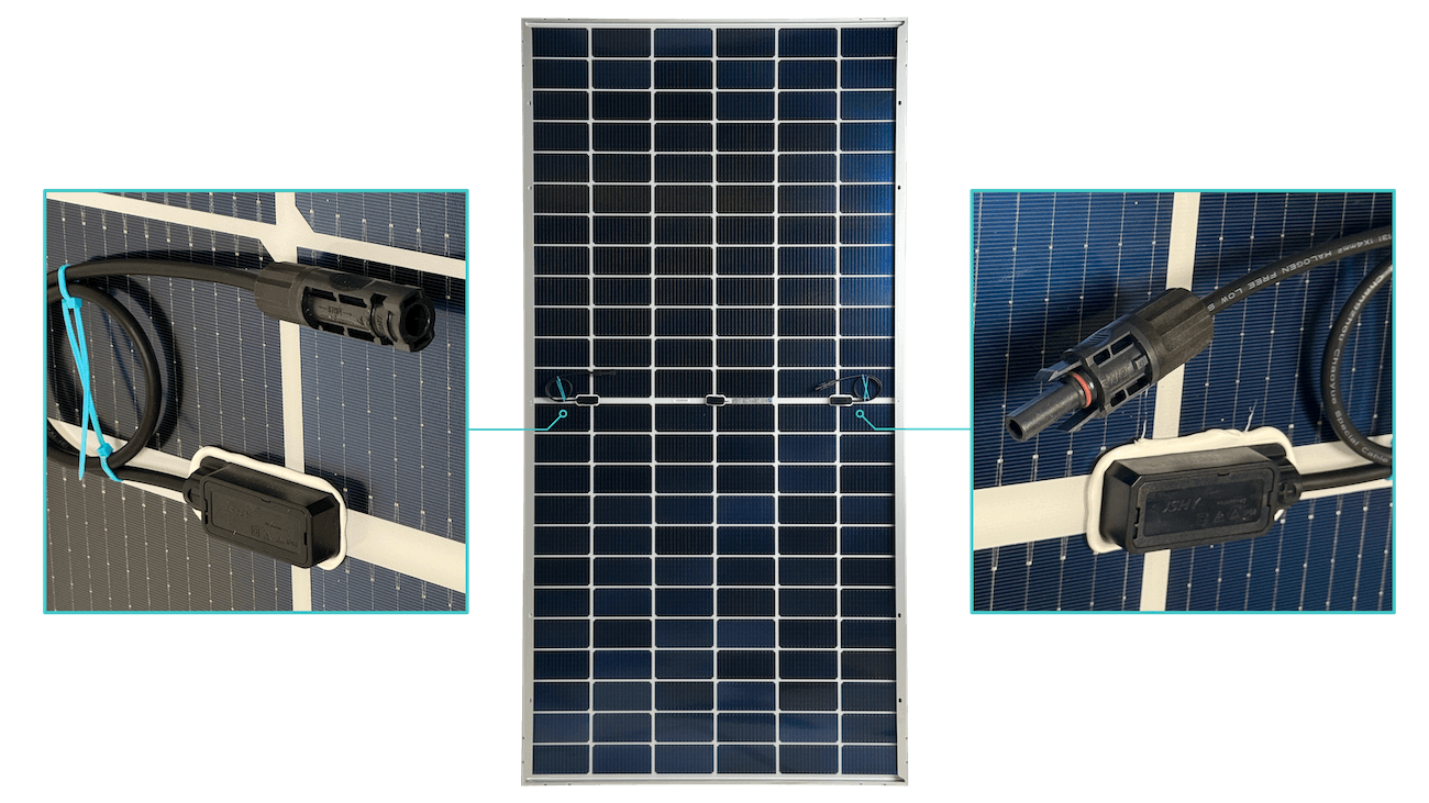 585W 42,5Vmp Monocristalino Bifacial MC4 Panel Fotovoltaico 144-Celda 3