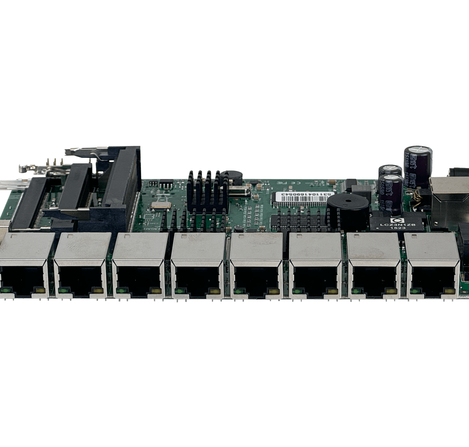 RouterBoard MikroTik RB493G - x9 Puertos, 3 Ranuras miniPCI, CPU 680MHz, 256MB RAM 6