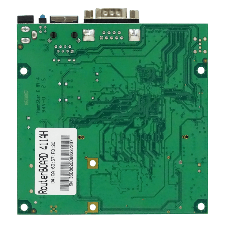 RouterBoard MikroTik RB411AH - 1 Puerto Ethernet, 1 Ranura miniPCI, CPU 680MHz, 64MB RAM 1