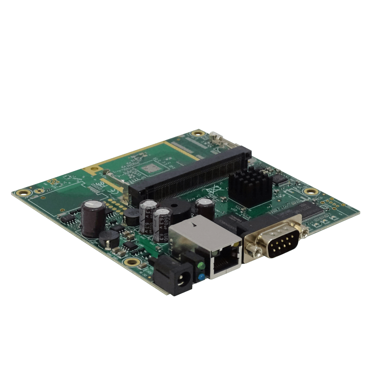RouterBoard MikroTik RB411AH - 1 Puerto Ethernet, 1 Ranura miniPCI, CPU 680MHz, 64MB RAM 2