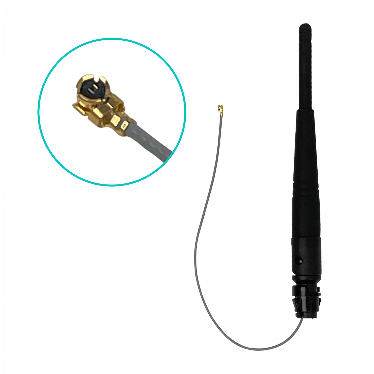 Antena Omni MikroTik ACSWI 2.4/5 GHz, 4dBi con Conector U.FL 2