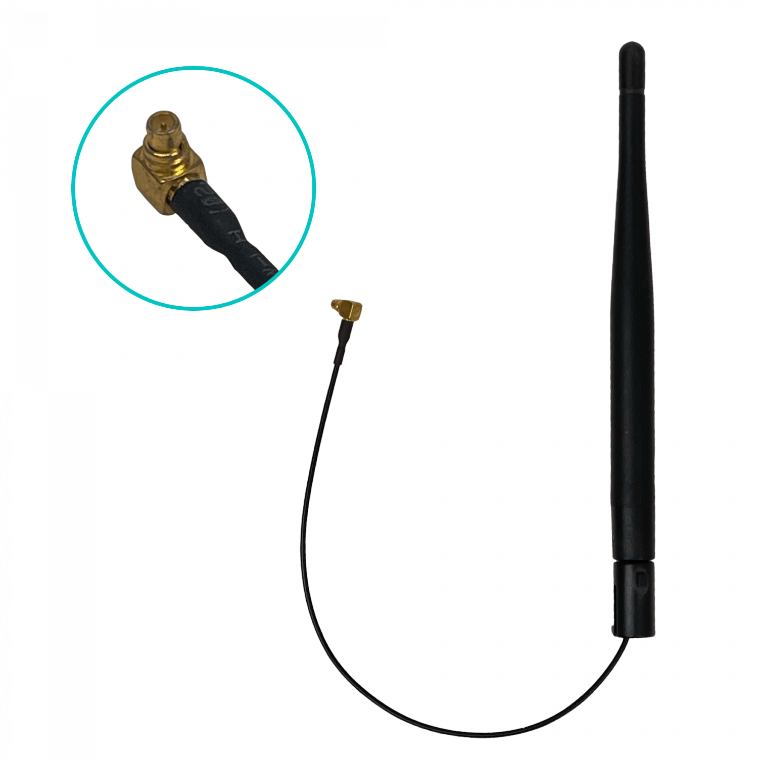 Antena Omni MikroTik ACSWIM 2.4/5 GHz, 4dBi con Conector MMCX 1