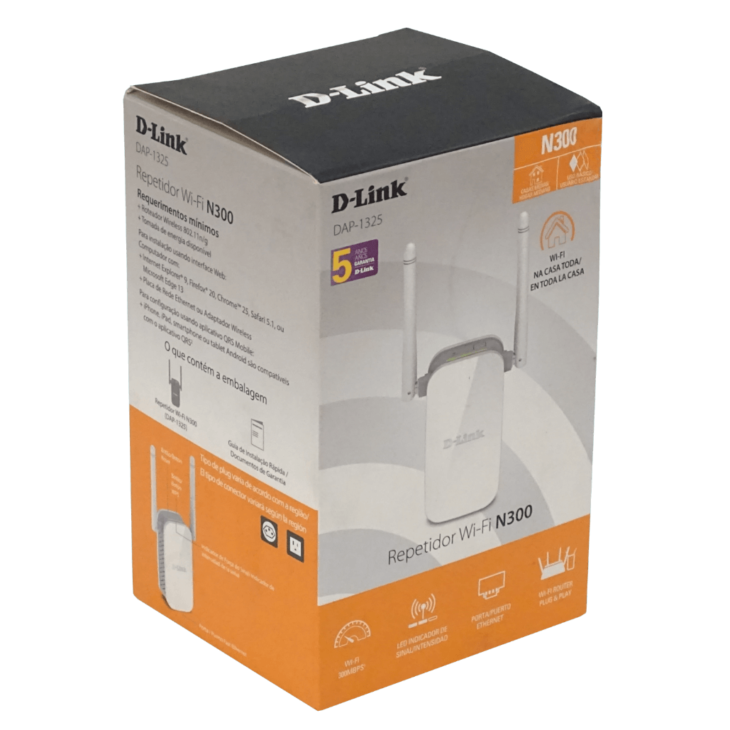 Extensor de Wi-Fi D-Link N300 DAP-1325, 10/100Mbps, 2.4Ghz, Compatible WPS, Plug & Play 6