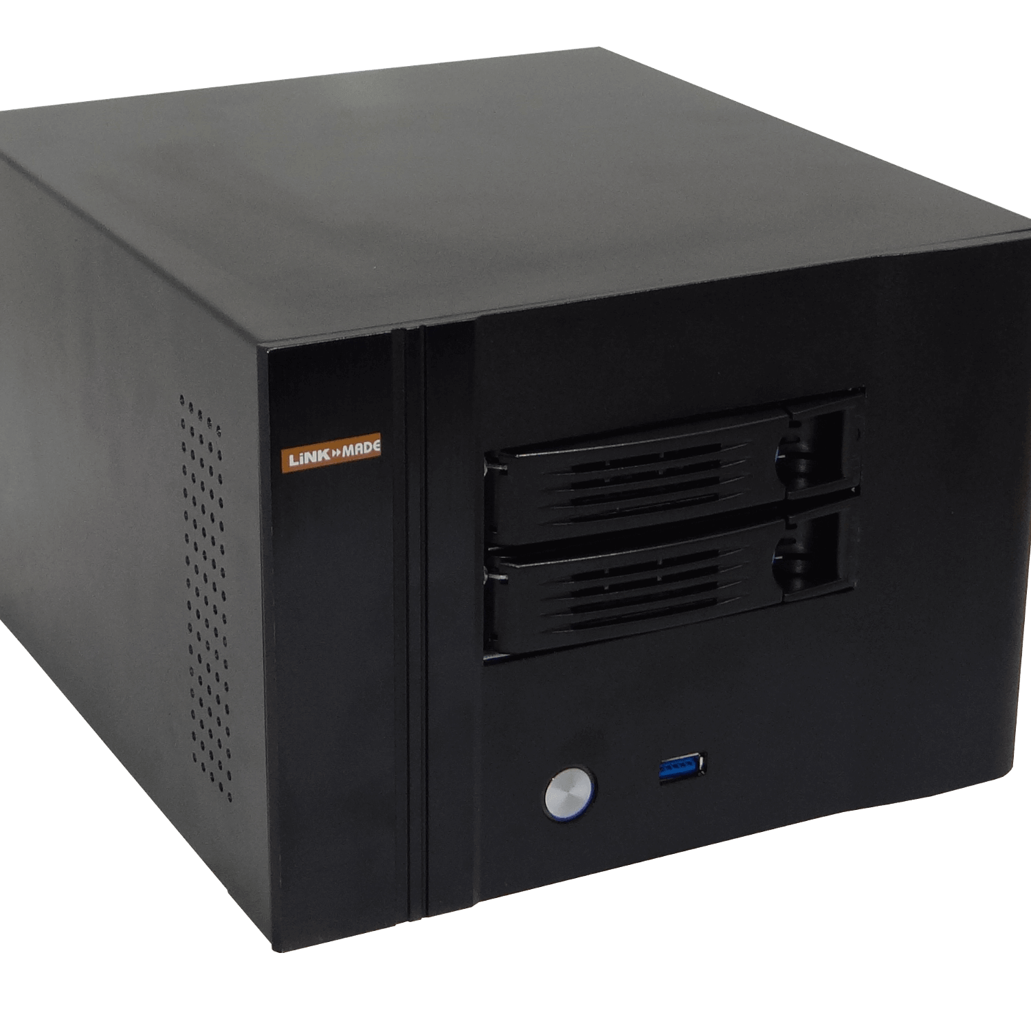 Case Rack LINKMADE RAG-N2 1U 2 HD 3.5 1 PCI 1 USB3 Mini ITX sin Fuente 4