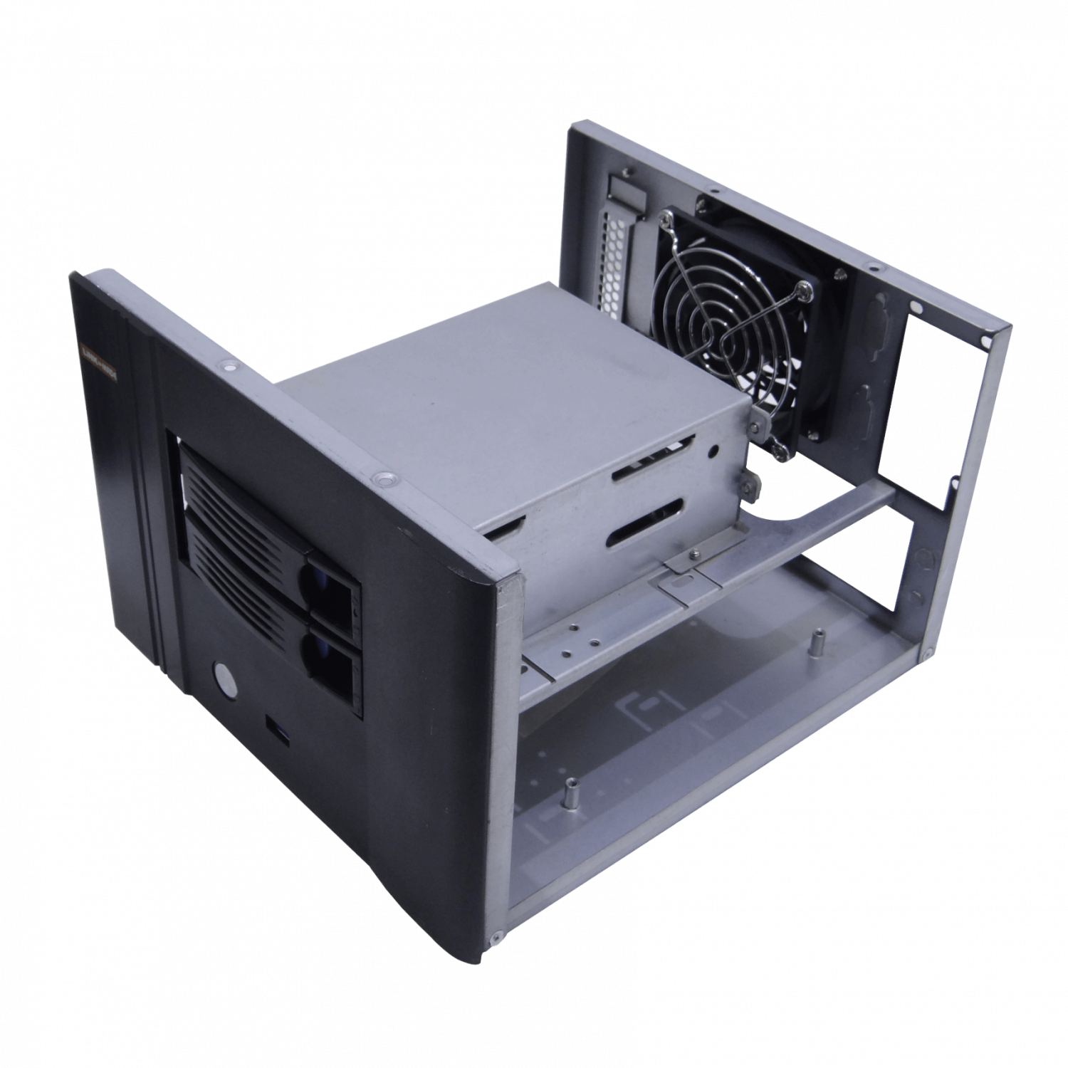 Case Rack LINKMADE RAG-N2 1U 2 HD 3.5 1 PCI 1 USB3 Mini ITX sin Fuente 5