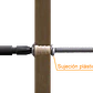 DRYWALL Volcanita-9mm Tarugo-Tornillo-M6.3x54mm-Autoperfora 25-unids - Miniatura 3