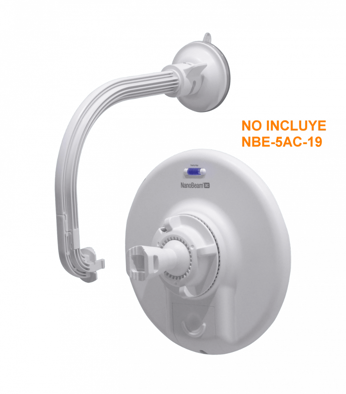 Soporte Ventana Ubiquiti NBE-19-WM - Ventosa para NBE-5AC-19, M5-19, M2-13 3