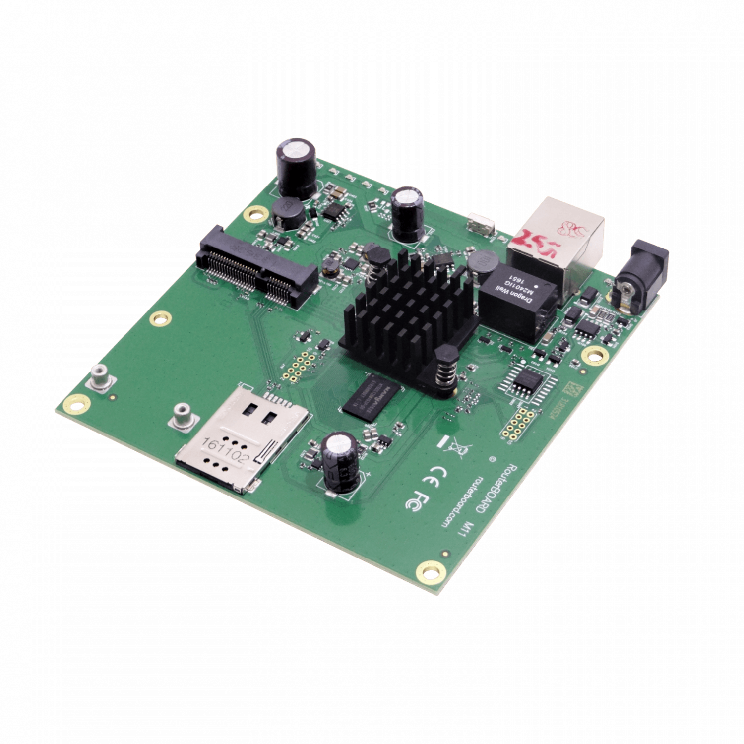 Placa Router MikroTik RBM11G - Dual Core, MiniPCIe, PoE 1