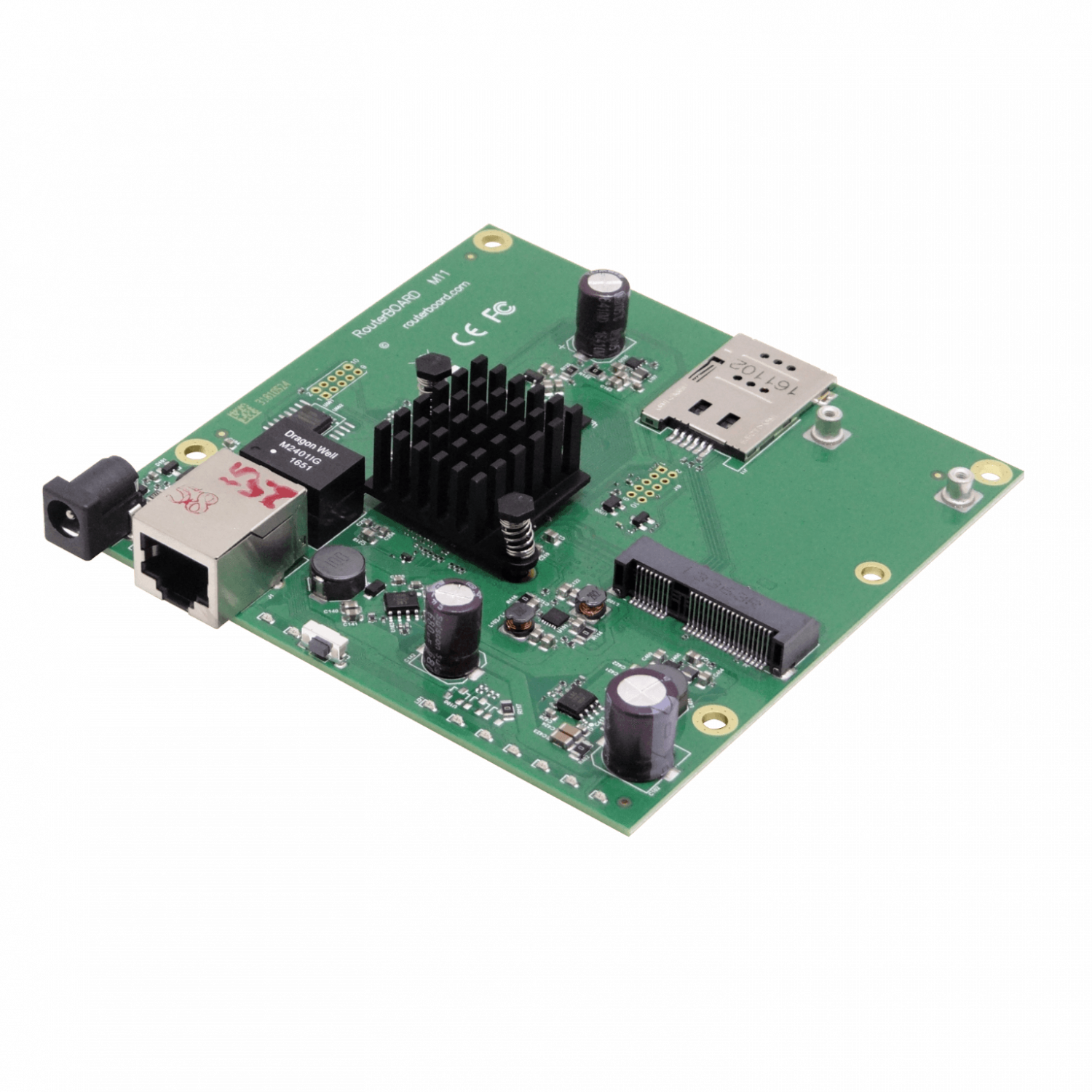 Placa Router MikroTik RBM11G - Dual Core, MiniPCIe, PoE 4