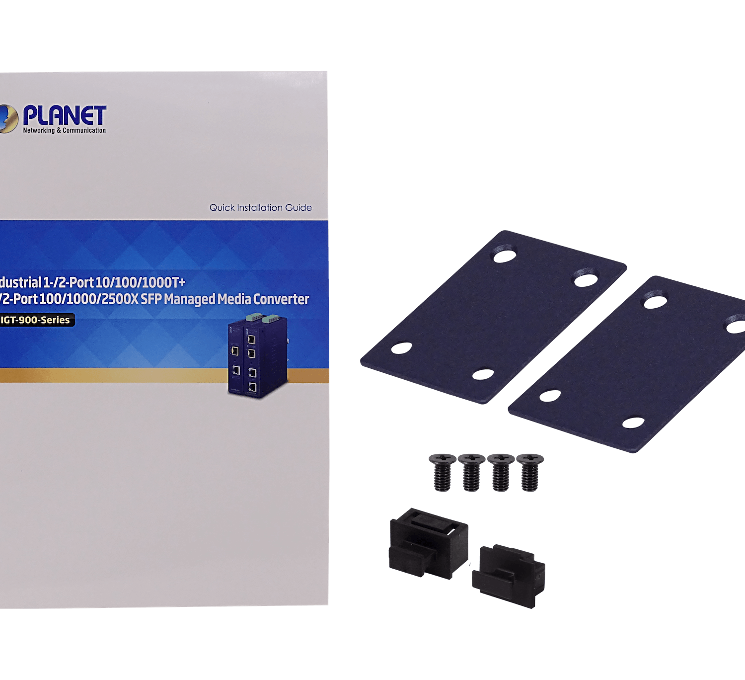 PLANET Industrial RielDin Admin SFP 1-1000 Media Converter req9-48VDC 3