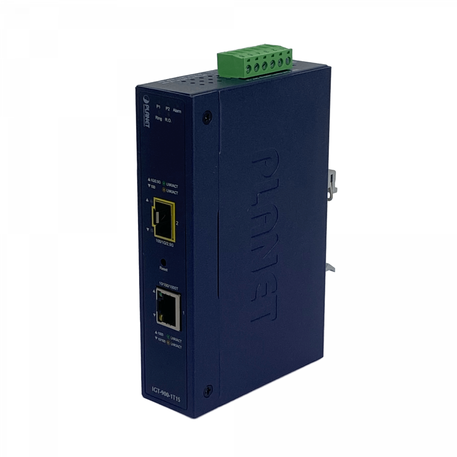 PLANET Industrial RielDin Admin SFP 1-1000 Media Converter req9-48VDC 6