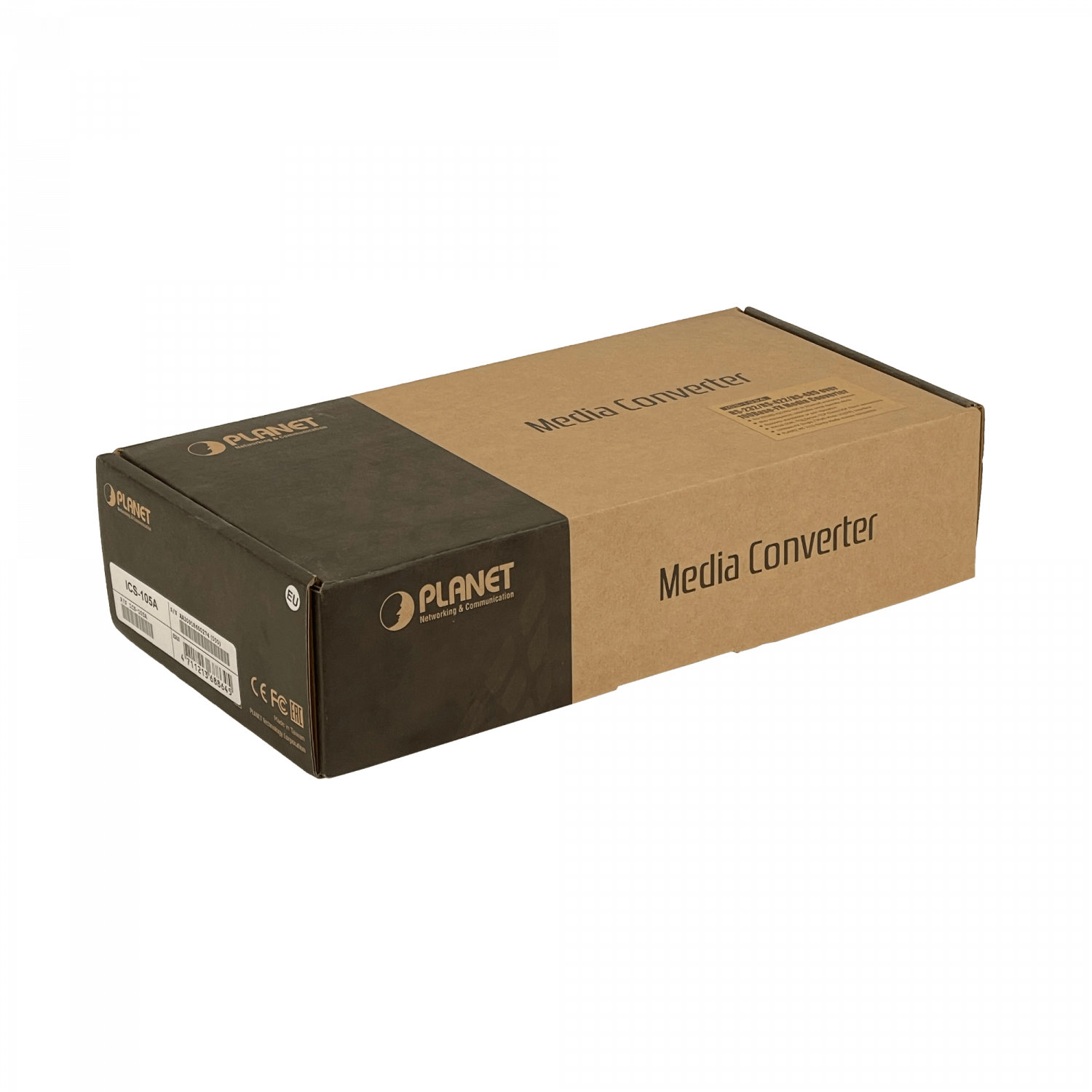PLANET 1-SFP-100 1-DB9-M RS232 RS422 RS485 5VDC Convertidor Ethernet 3