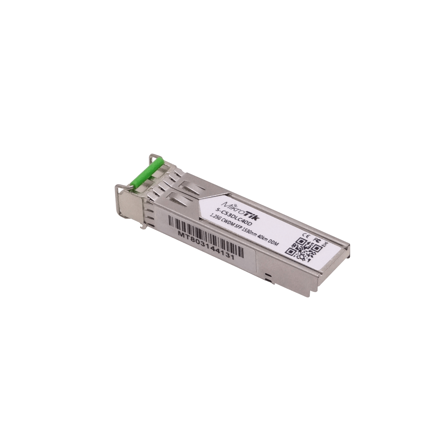 Módulo SFP MikroTik 1530nm 1.25G SM 40km 2-LC DDM CWDM-MUX8A 1