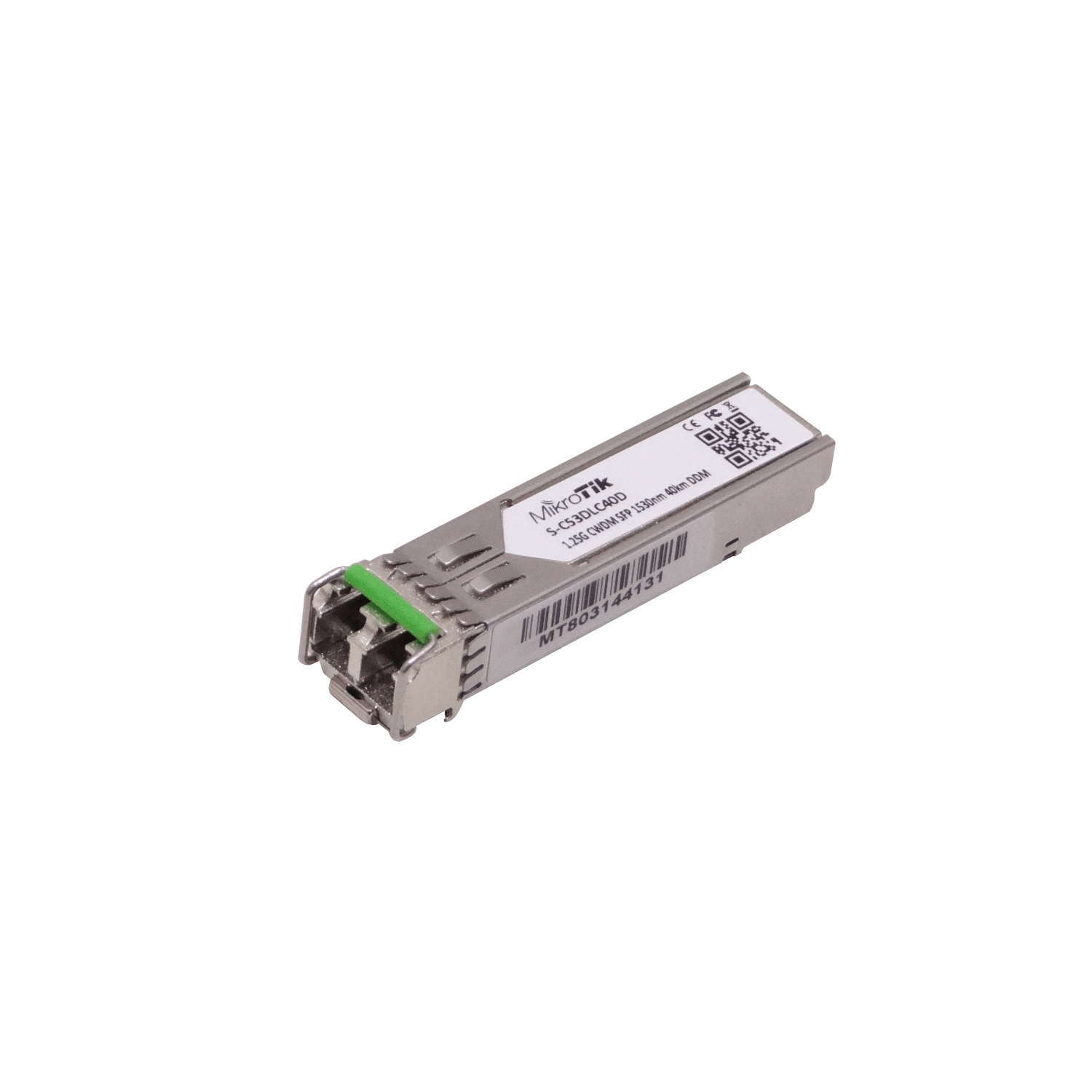 Módulo SFP MikroTik 1530nm 1.25G SM 40km 2-LC DDM CWDM-MUX8A 3