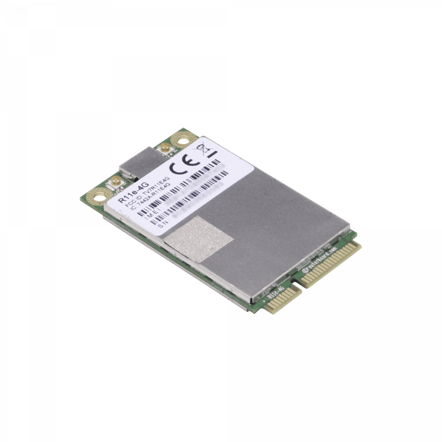 Tarjeta miniPCI-e MikroTik R11e-4G - Módulo LTE Cat 4 para Conectividad 4G 1