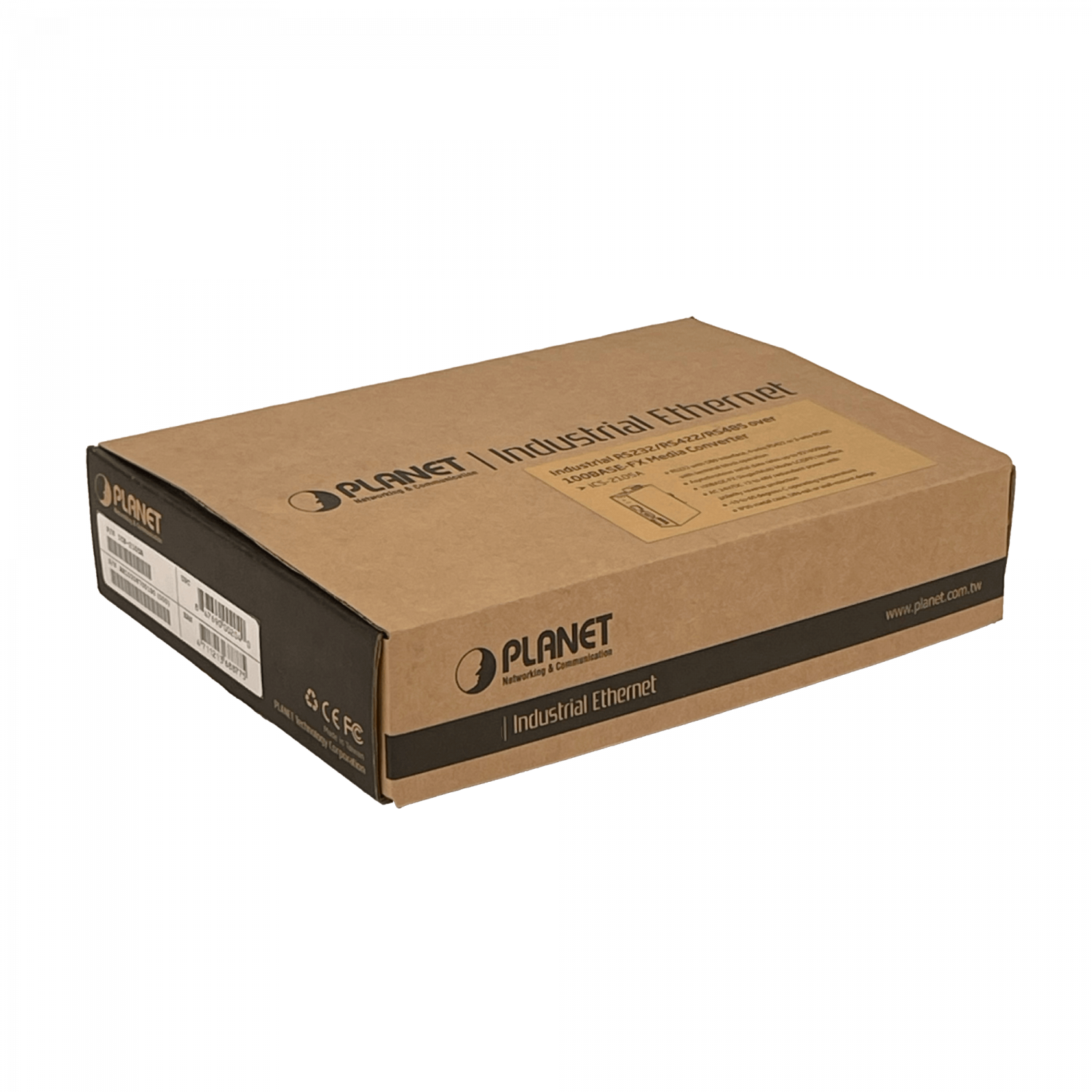 PLANET Industrial 1-SFP RS232 RS422 RS485 DB9 req12-48V SerialEthernet 8
