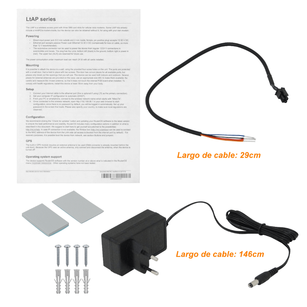 Router Inalámbrico MikroTik LtAP - LTE, GPS, 2.4 GHz, 3 Puertos Ethernet 2