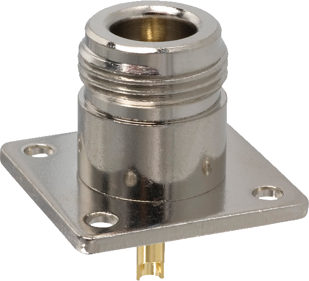 Conector NHC4 N-Hembra Soldable para Panel o Chasis 1