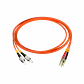 2mt LC-ST OM1 MultiModo MM Duplex Jumper Fibra 3.0mm 62.5/125um LSZH - Miniatura 1