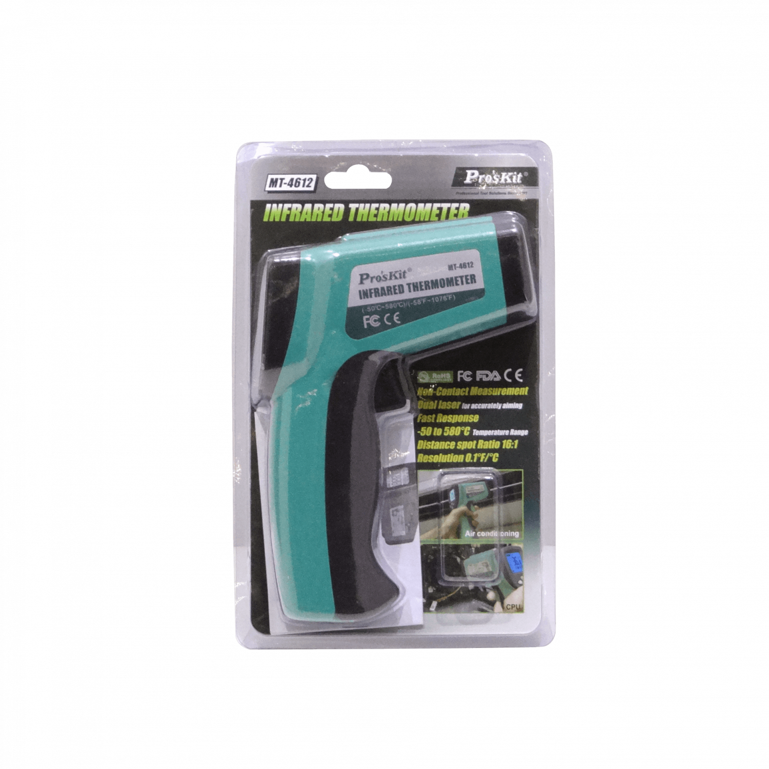 Termometro Infrarrojo Inalambrico req-bat-9V Display-iluminado 1