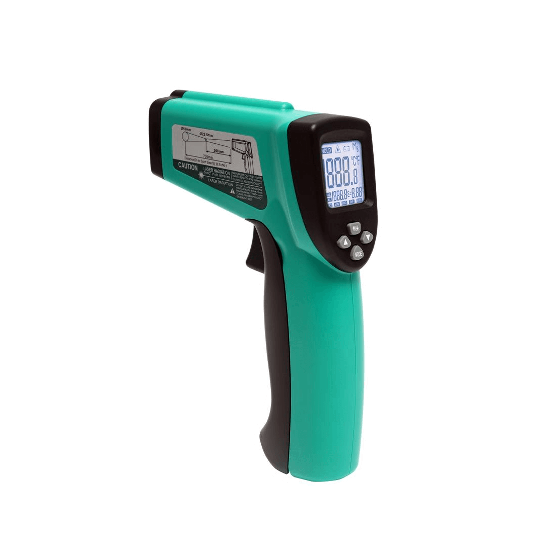 Termometro Infrarrojo Inalambrico req-bat-9V Display-iluminado 2