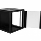 Gabinete Rack LINKMADE RK12-6LD 12U 60cm de Fondo Desarmado para Montaje en Pared - Negro - Miniatura 5