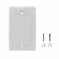 LINKMADE Blanco Ciego Faceplate 70x114mm - Miniatura 3