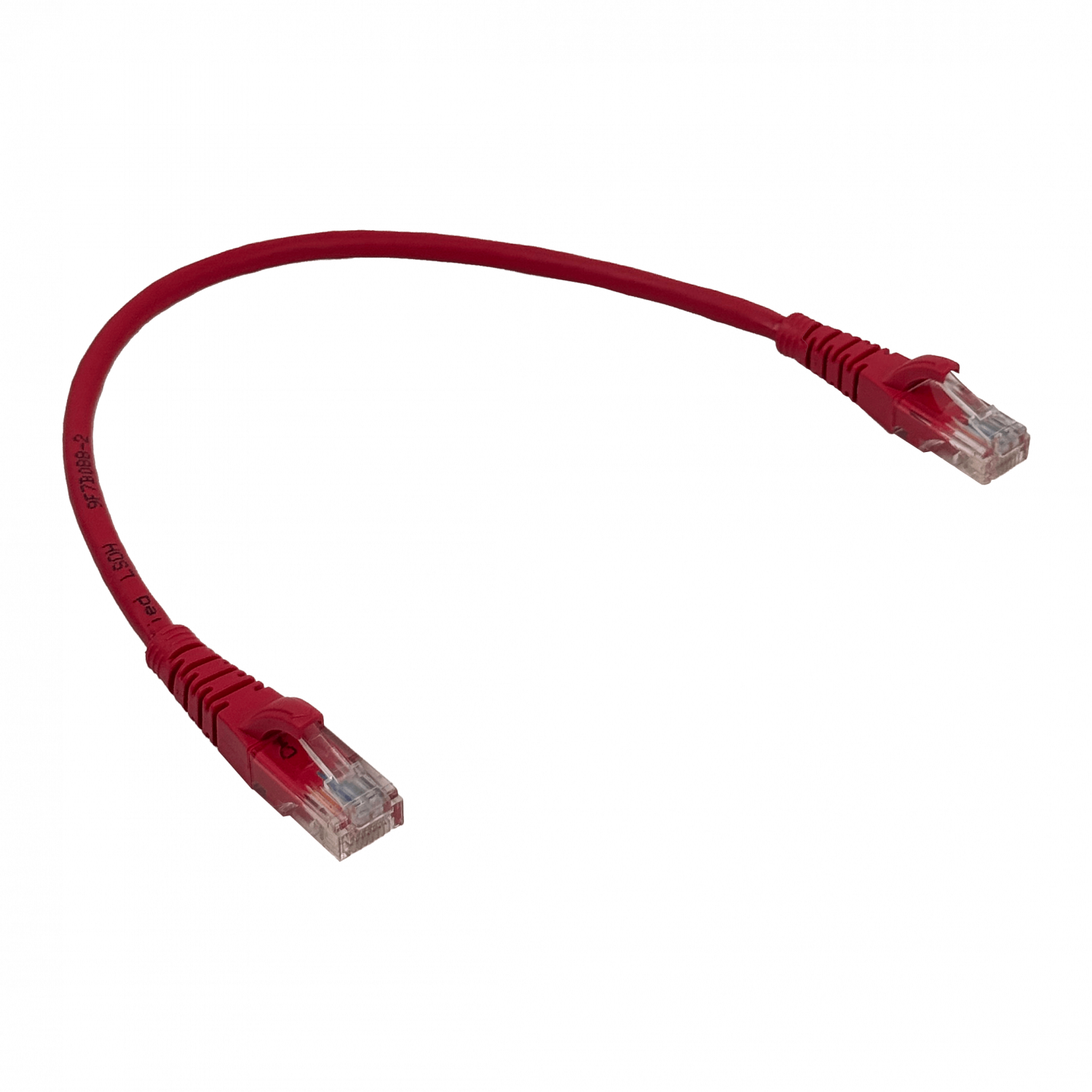 Pack x4 Cable Patch LINKMADE Cat5e 30cm Rojo LSZH Inyectado Multifilar 2