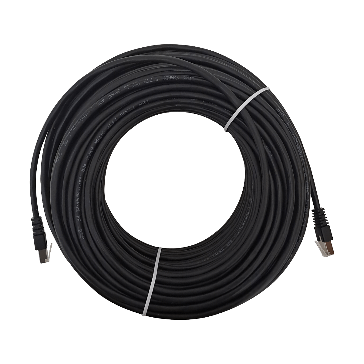 Cable Exterior LINKMADE Cat5e SF/UTP 50mt Negro Multifilar 3