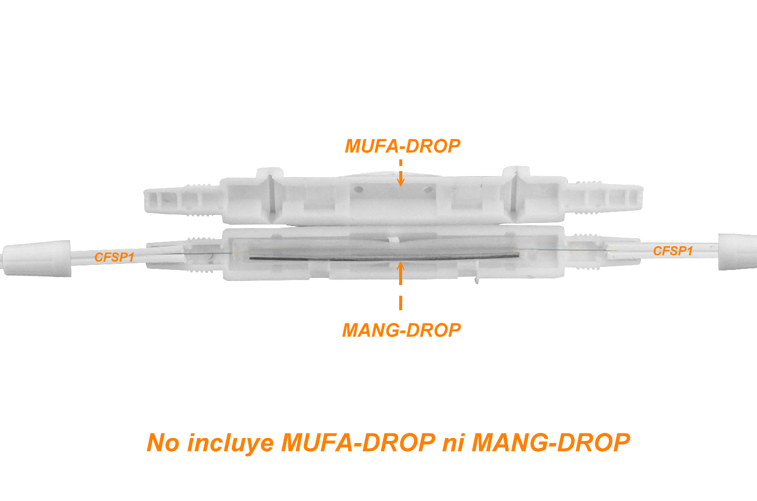 Cable de Fibra Óptica Monomodo 1 Fibra G652D LSZH Drop Interior 3x2mm - CFSP1 1